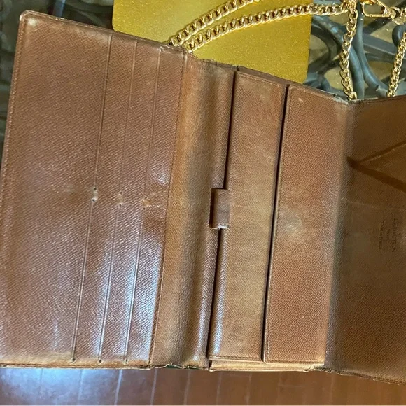 Louis Vuitton Brown Monogram Wallet Shoulder Bag - Picture 11 of 12